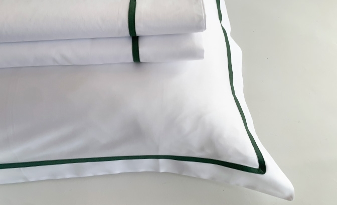 SATIN 300 threads Top sheet with...