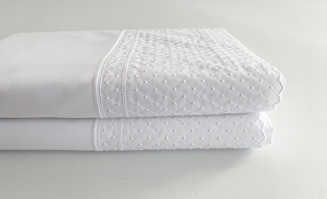 Drap de dessus avec oreillers...