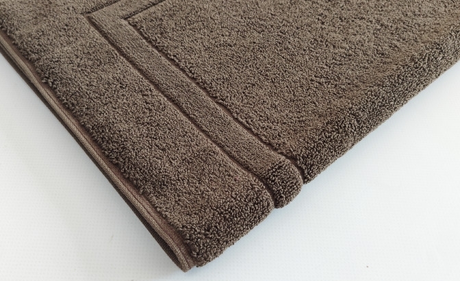 Tapis de bain chocolat