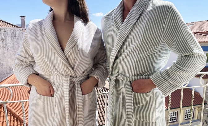 Bathrobe Horizon beige