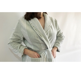 Bathrobe Horizon green