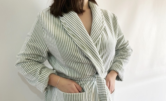Bathrobe Horizon green