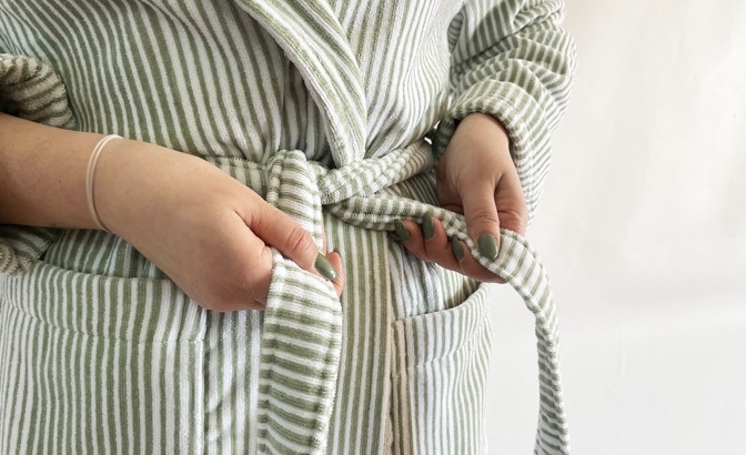 Bathrobe Horizon green