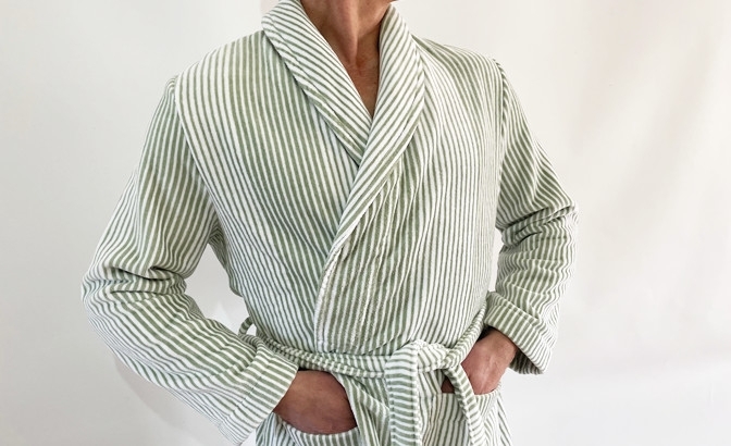 Bathrobe Horizon green