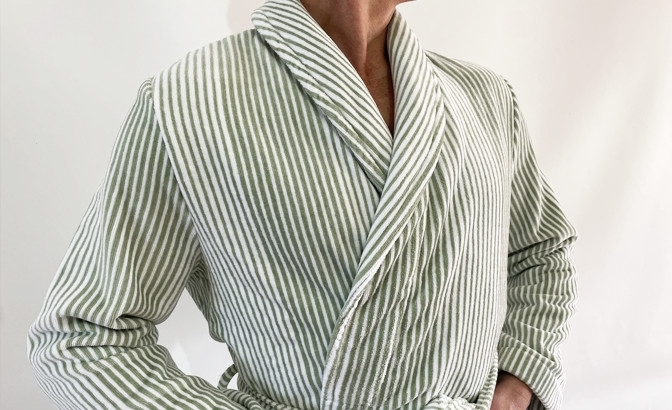 Bathrobe Horizon green