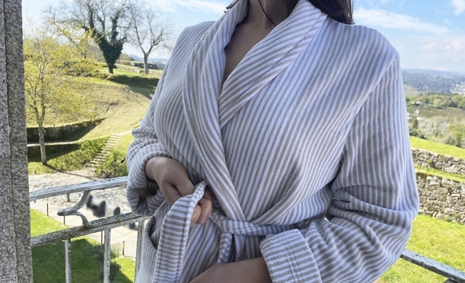 Bathrobe Horizon beige
