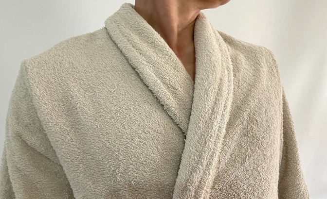 Bathrobe beige