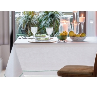 Nappe Jaipur vert d'eau