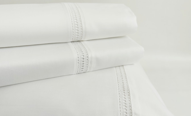 Drap de dessus avec oreillers Eva...