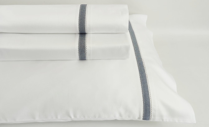 Drap de dessus avec oreillers Ima...