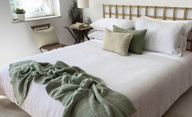 Duvet bag set Mimi green