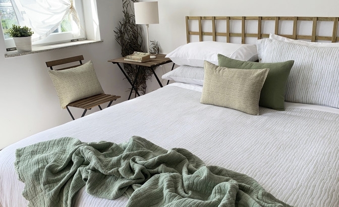 Duvet bag set Mimi green