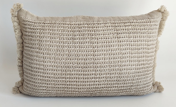 Coussin Fiora beige