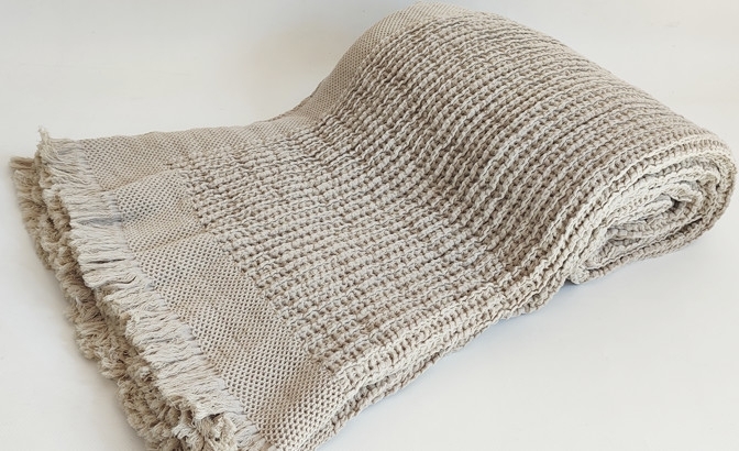 Couverture Fiora beige