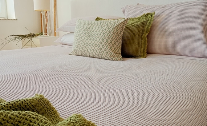 Pink Detroit duvet bag set