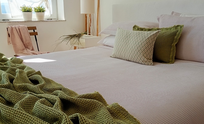 Pink Detroit duvet bag set