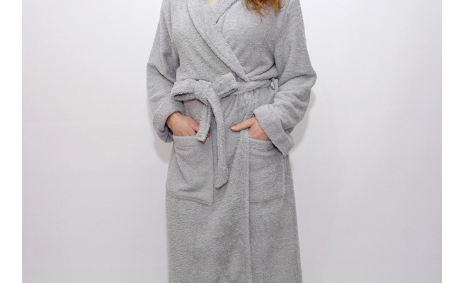 peignoir gris