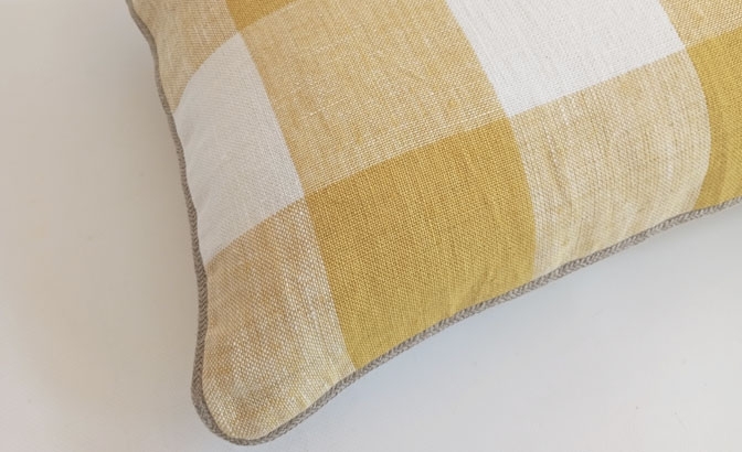 Coussin Palma paille