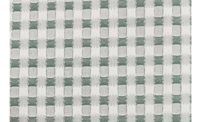 Set de housse de couette Vichy vert