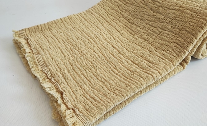 Bali blanket yellow