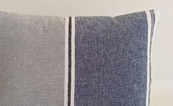 Coussin Trevise bleu