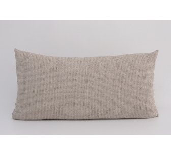 Coussin Waffle taupe