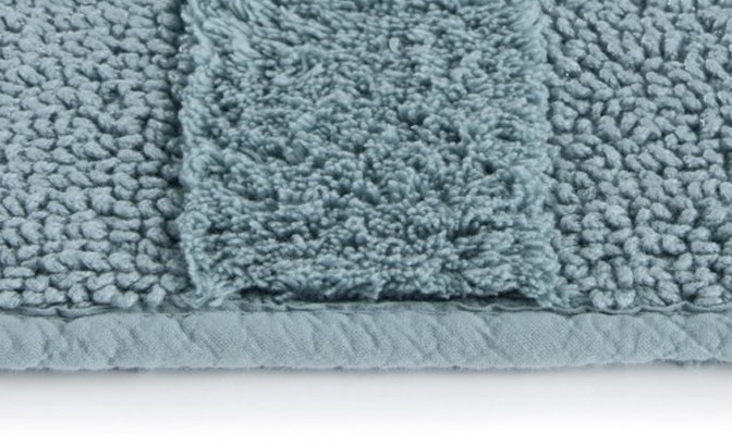 Bath rug new plus petrol blue