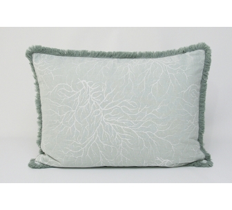 Almofada Coral verde agua
