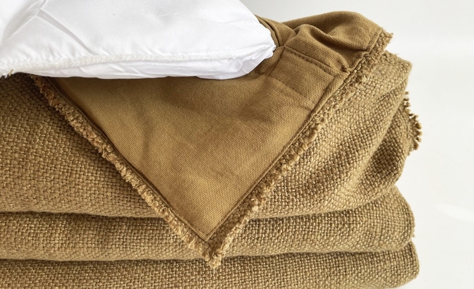 Plaid California gold