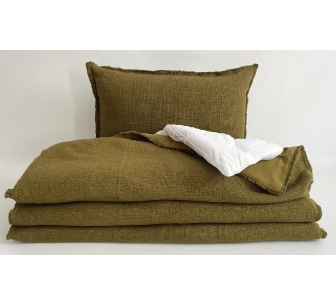 Plaid California olive