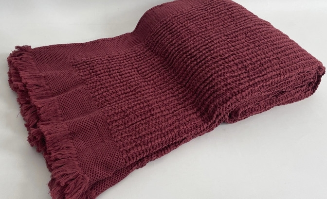 Manta Fiora  bordeaux