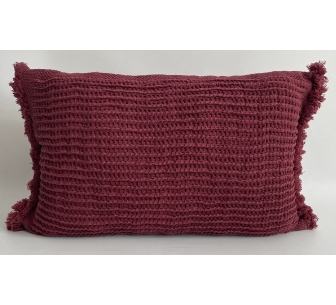 Almofada Fiora bordeaux