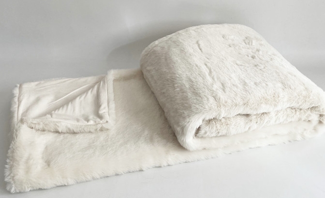 Blanket chamonix ivoire