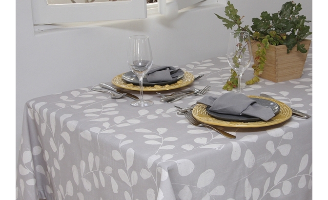 Nappe anti-taches feuilles...