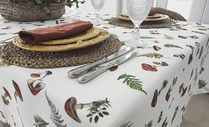 Tablecloth Cogumelos