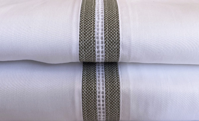 SATIN 300 threads Top sheet with...