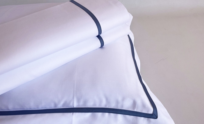 SATIN 300 threads Top sheet with...