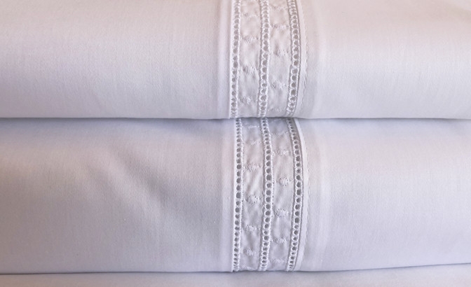 SATIN 300 threads Top sheet with...