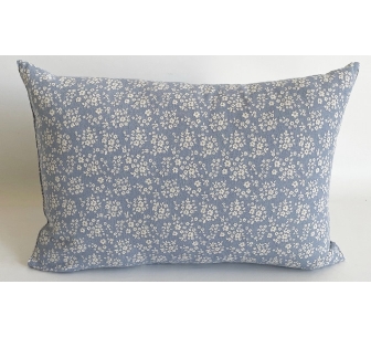 Almofada Agathe flor azul