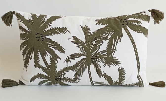 Cushion Palmeiras kaki