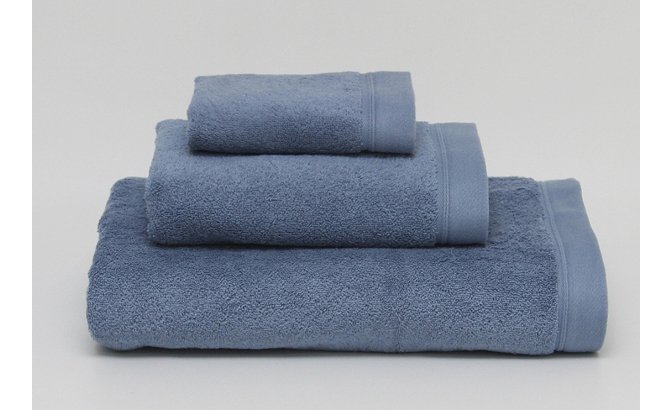 Serviette bleu