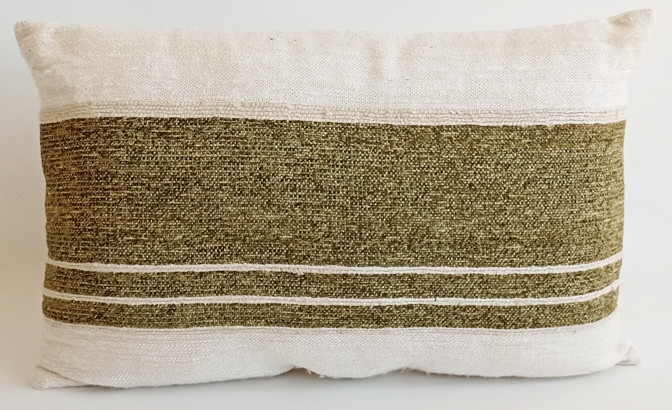 Cojin Tejo verde