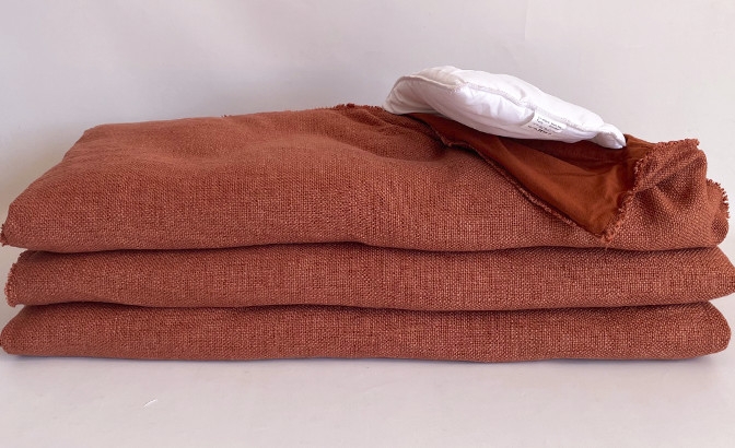 Plaid California brick