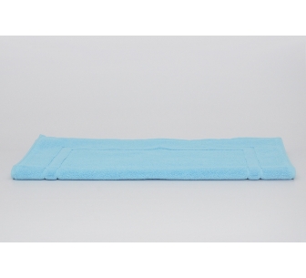 Tapis de bain bleu turquoise
