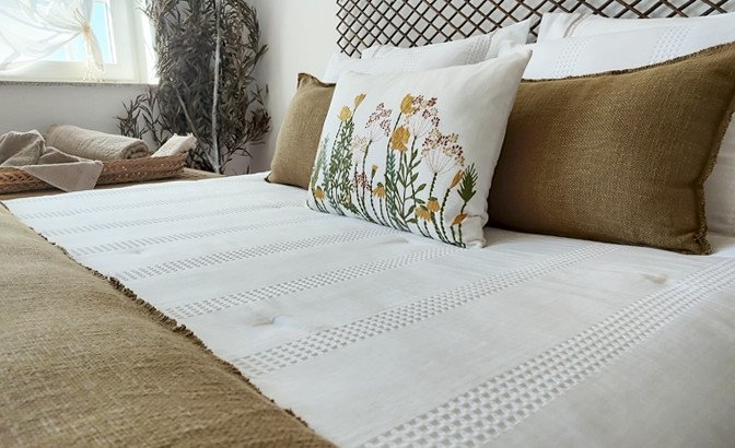 Edredão Génova branco