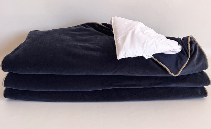 Plaid new dehli encre