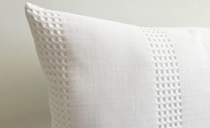 Coussin Genova blanc