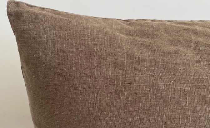 Coussin Linho brun