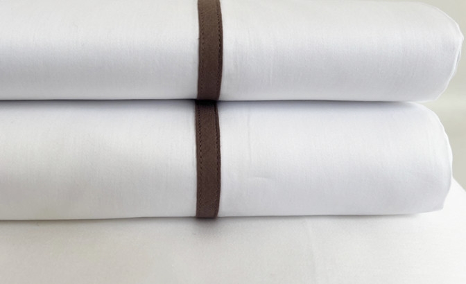 SATIN 300 threads Top sheet with...