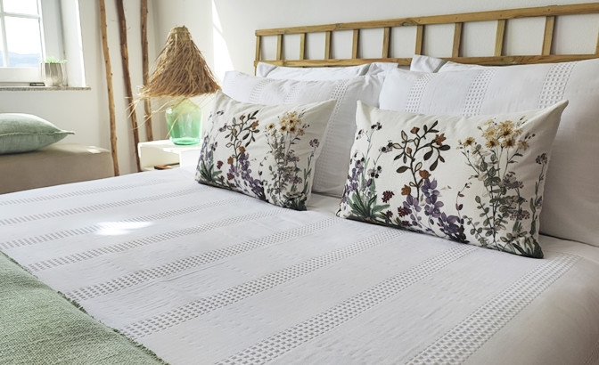 Duvet bag set Genova white